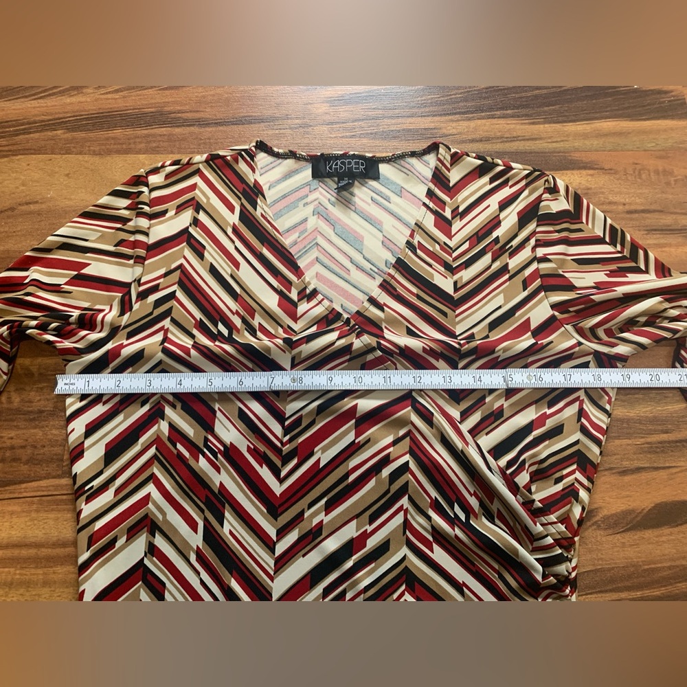 Chevron Patterned Dress M - Picture 5 of 7